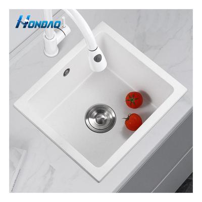 China Without Faucet Factory Direct Sales Artificial Marble Quartz Stone Kitchen Sink for sale