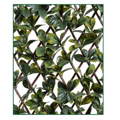 China Wholesale Easily Assembled Low Price Garden Green Artificial Bamboo Fence for sale