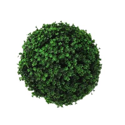 China Modern Easily Assembled Preserved Artificial Green Boxwood Ball Topiary Tree for sale