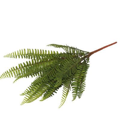 China Environmental friendly simulated green flower arrangement in persian decorative plastic flowers leaf fern grass leaves potted greenery for sale