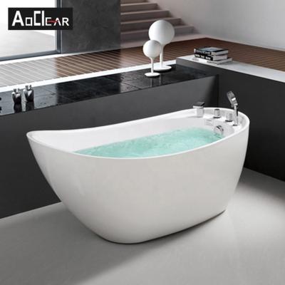 Chine Aokeliya stylish acrylic bowl-shaped standing bathtubs for sale bathing hot-selling freestanding bathtub used for bathroom à vendre