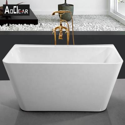 Chine Aokeliya deep soaking acrylic freestanding bathtub with fiberglass cover for household or hotel bathroom à vendre