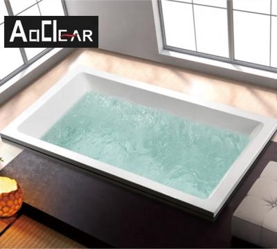 Chine Aokeliya Modern Shower Bathtub Acrylic Drop In Recessed Embedded à vendre