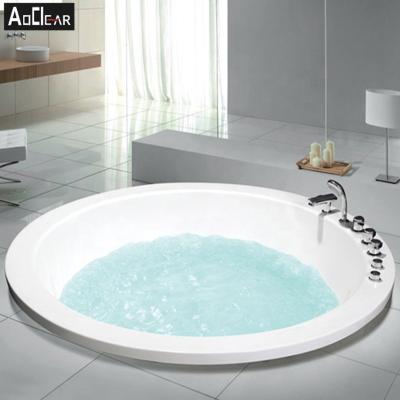 Chine Round Acrylic Modern Shower Bathtub C-502  165x165x48cm White à vendre