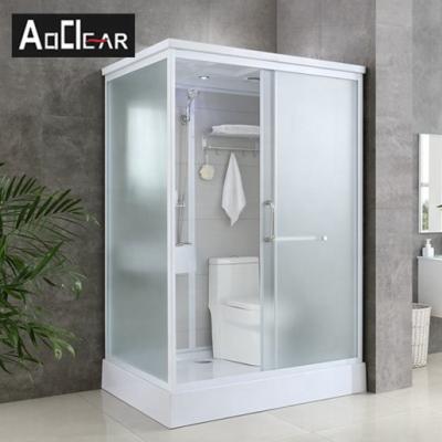 China Tempered Glass Modular Bathroom Pods  MS-7770 Aluminium Alloy Frame for sale