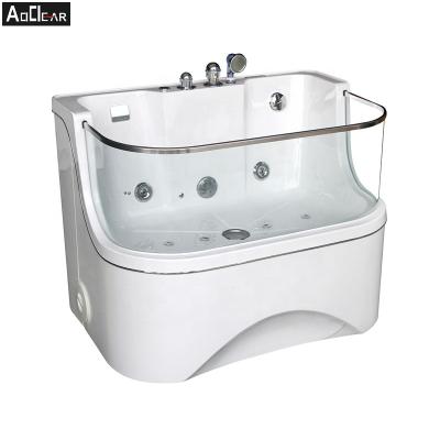 China Aokeliya bubble wash tub plastic dog grooming spa pet bath professional dog wash tub for sale