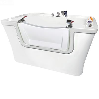 중국 Low price new design pet grooming bathtub smart acrylic home use pet wash bathtub 판매용