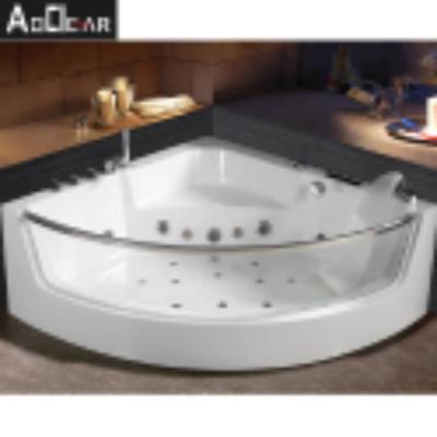 Chine 135X135X58cm corner whirlpool bathtub bathroom space-saving massage whirlpool bathtub for 2 person à vendre