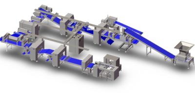 China Máquina automática del fabricante de pan del acero inoxidable, máquina de la fabricación del pan en venta