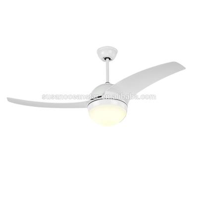 China Breezelux Home Elegant Design Chandelier Dining Room Cylinder Fan Warm White Remote Control Ceiling Fan for sale