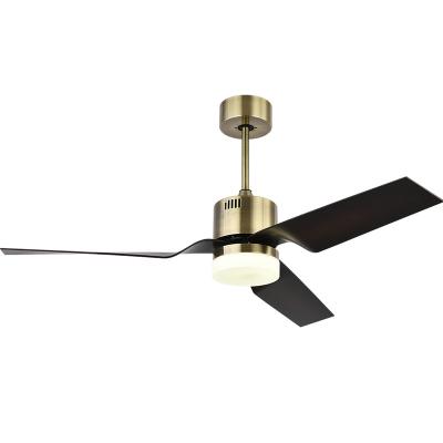 China Hotel Breezelux 52 inch 3 blades ceiling fans with lamp for sale