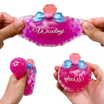 China Stress Relax Tiktok Perfume Bottle Stress Balls Squeeze Squeeze Hot Selling Squishy Squishy Toys Christmas Party Supplies Decorated Gift for sale