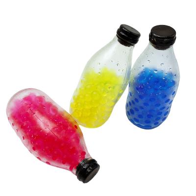 China Strain Relax Popular Amazon Hit Beverage Beads Bottle Fidget Toy Squeeze Amazing Sensory Halloween Relaxation Toys For Kid And Adults for sale