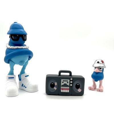 China Toy Supplier Custom Making Vinyl Cartoon Toys/OEM 3D Printing Vinyl Mini Figures for sale