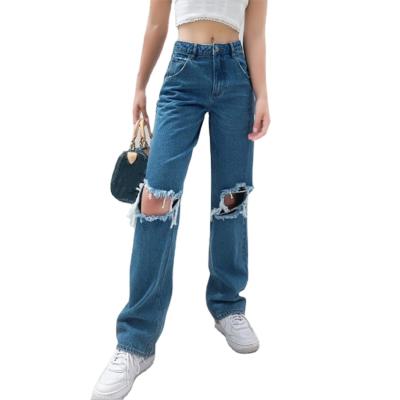 China Sustainable Women's Jeans 2022 Wide Leg Pants Plus Size Women's Jeans for sale