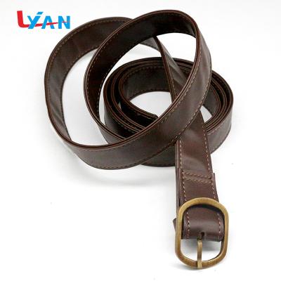 China New Design Printing Cheap Custom Men's PU Genuine Leather Belt Leather for sale