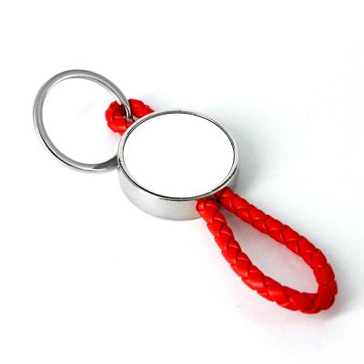 China Custom Premium Leather Gift Top Quality PU Leather Wonder Leather Key Chain for sale