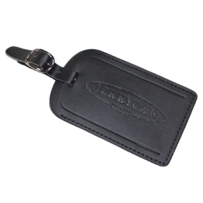 China Simple Wholesale Custom Leather PU Luggage Tag / Handbag Tag for sale