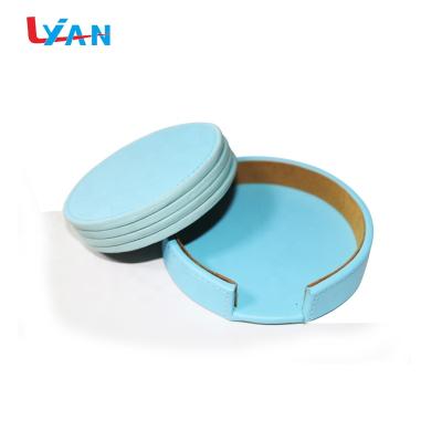 China Viable Wholesale Custom Different Types Tea / Coffee / Beer Coaster / Leather Place Mat for sale