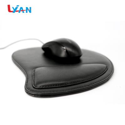 China Newest cheap comfortable to custom design your own logo leather desktop computer mouse pad for sale