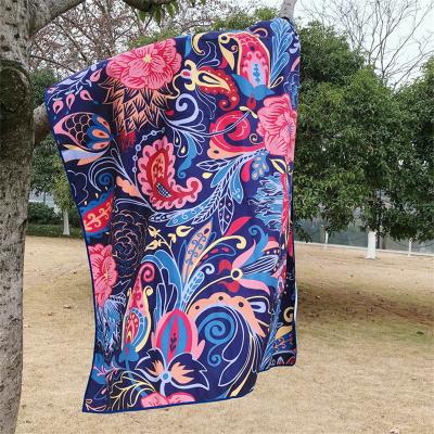 China Wholesale QUICK DRY Cheap Clearance Beach Towels Extra Large Microfiber Lightweight Beach Towel For Travel for sale