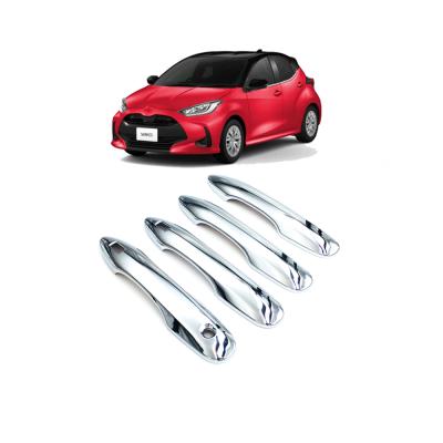 China Easy Installation ABS Chrome Side Door Handle Cover For Toyota Yaris 2020 Car Accessories for sale