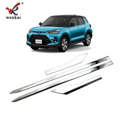 China Automotive Exterior Accessories ABS Chrome Side Door Body Trim For Toyota Raize 2020 Car Accessories for sale