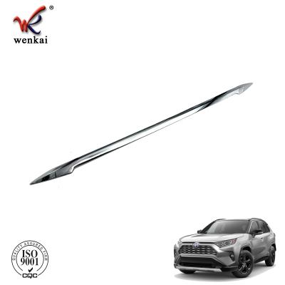 China High Quality ABS Chrome Car Accessories Exterior Chrome Trunk Rear Flame For Toyota RAV4 2019 2020 for sale