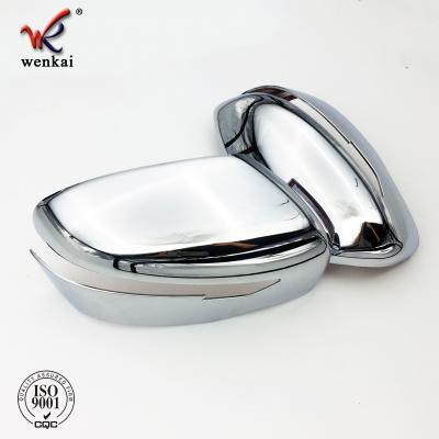 China ABS Chrome Side Rear View Mirror ABS Chrome Side Door Mirror Cover Trim 2pcs For Nissan X-Trail Rogue 2014-2018 for sale