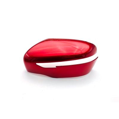 China 3M Adhesive Tape ABS Red Color Rearview Side Door Mirror Cover For Nissan X-Trail Serena Qashqai for sale