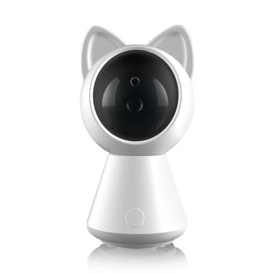 China Cute Indoor Smart Home Robot Smart Video Surveillance CCTV Video Auto Tracking Camera Cat Shape Camera Email Production/CD Animation (MPEG-1 Video Capture) for sale