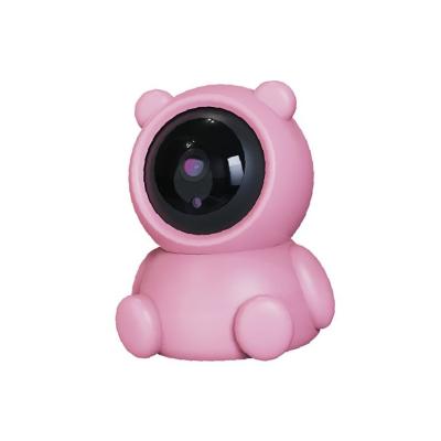 China Wholesale High Quality Cute Look Alert Bear 1080p Hd Audio Camera For Babysitter Monitor for sale