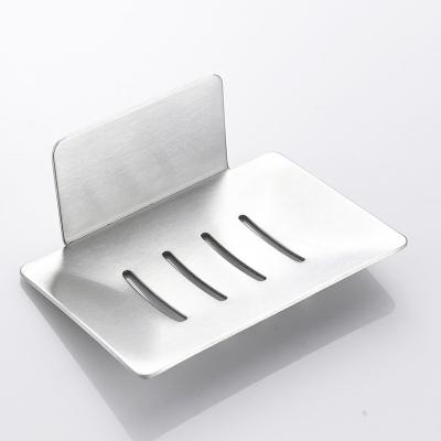 China Free Magic Sticker Stainless Steel Soap Detachable Punch Holder for sale