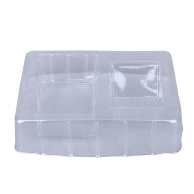 China Small Clear Custom Plastic Cardboard Biscuit Packaging Blister Food Blister Packing Tray for sale