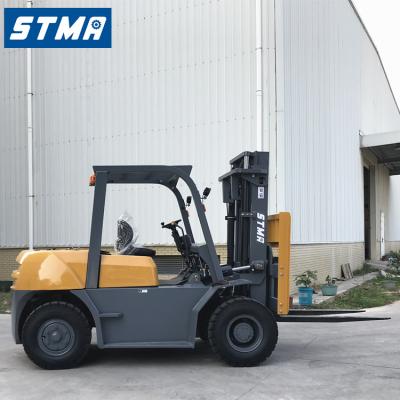 China Building Material Shops STMA 10% Discount Diesel Forklift Price 8 Ton 10 Ton Forklift Specifications With XICHAI 6110 Engine for sale