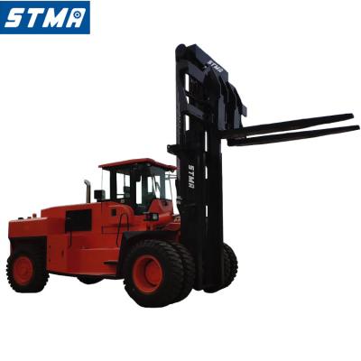 China Construction material stores container handler cpcd40 forklift 40 ton diesel forklift with Weichai engine for sale