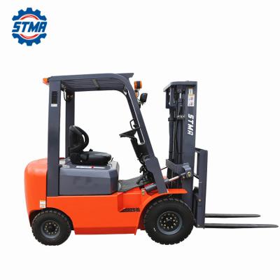 China Building Material Shops Low Fuel Diesel Forklift Fuel Consumption 1.5 Ton, 2 Ton, 2.5 Ton With Isuzu Engine for sale