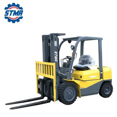 China Garment Shops Construction Machinery 2 Ton 2.5 Ton 3 Ton 4 Ton Hydraulic Forklift With Free Spare Parts for sale