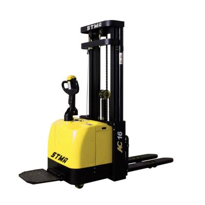 China Hotels warehouse 2 ton electric forklift pallet stacker with 5m lifting height for sale