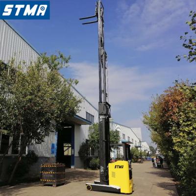 China Easy Operation Safety Convenience STMA Sit-Down Truck 10000mm 10m Reach Truck AC ZAPI Controller for sale