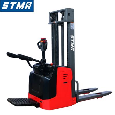 China Easy Operation Safety STMA Convenience Industrial Electric Stacker 2.5 Ton 2 Ton With AC Motor For Driving And AC Motor For Lifting for sale