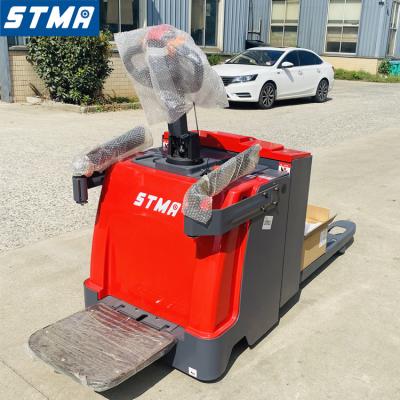 China Easy Operation Safety STMA Factory Price Electric Pallet Jack Lift 3 Ton 2 Ton 1.6 Ton Fully Electric Pallet Stacker for sale