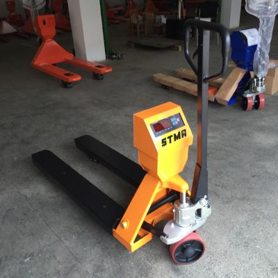 China Hydraulic Systems STMA Pallet Truck 1 Ton 2 Ton 3 Ton 1.5 Ton Scal Hand Pallet Truck for sale