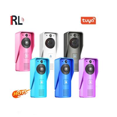 China Color Intercom Tuya video video doorbell 1080p video doorbell 1080p video outdoor wireless doorbell camera radio for sale