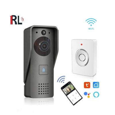 China Open tuya smart video doorbell wifi 1080p wireless doorbell speaker ring chime camera wireless doorbell for sale