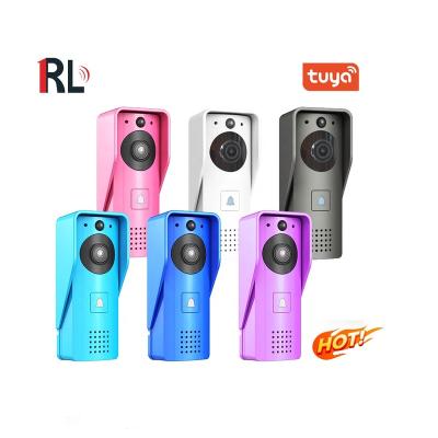 China Open Tuya Smart Wireless High Quality Video Doorbell Intercom 1080p Camera Dootbell Ring Wireless Wifi Doorbell for sale