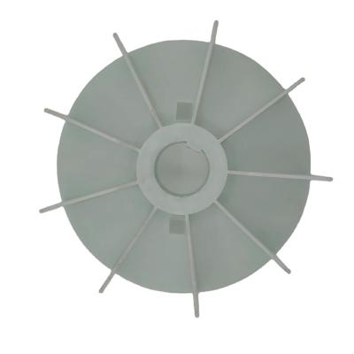 China Building Material Shops Motor Cooling Fan Blades AC Motor Plastic White Fan Blade for sale