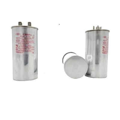 China 6-100uF Air Conditioner Capacitor CBB65 AC Air Conditioner Motor Run Capacitor for sale