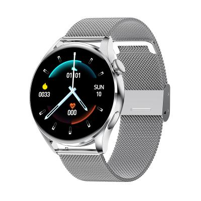 China GT3 Touch Screen Sports Smart Watch 1.28inch Round Screen Answer Call Music Game Blood Pressure Fitness Tracker IP67 Waterproof for sale