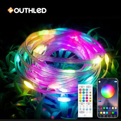 China LANDSCAPE LED String Lights Wedding Outdoor Party Christmas Decoration Smart Control Outdoor Fairy Lights for sale